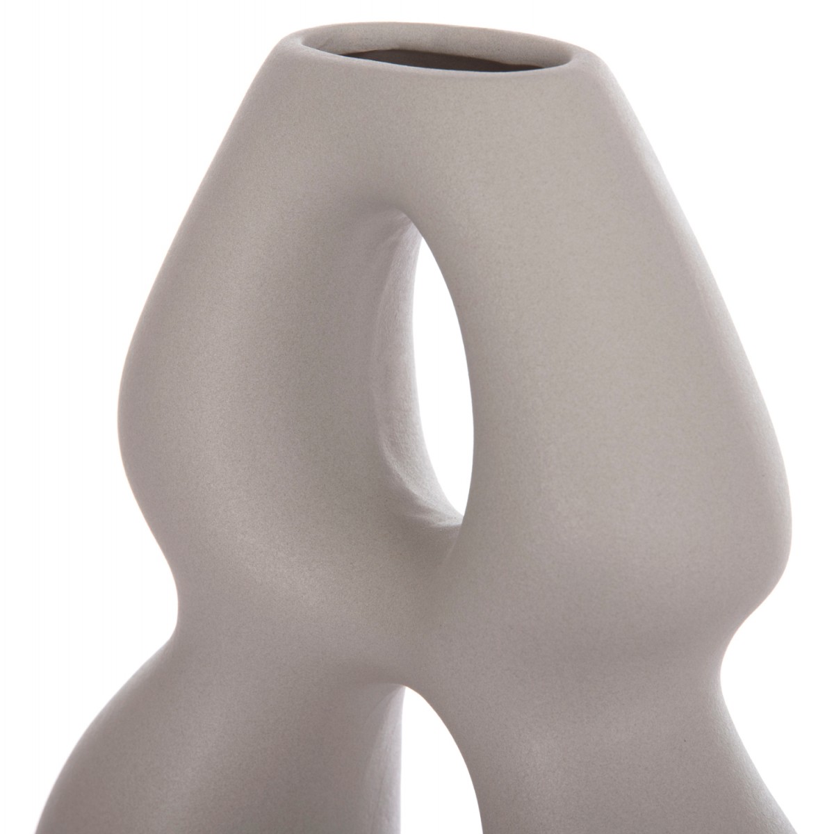 ΕΠΙΤΡΑΠΕΖΙΟ ΚΕΡΑΜΙΚΟ ΔΙΑΚΟΣΜΗΤΙΚΟ ISIL HM4598.03 ΓΚΡΙ ΜΑΤ 25x9x29,5Υεκ