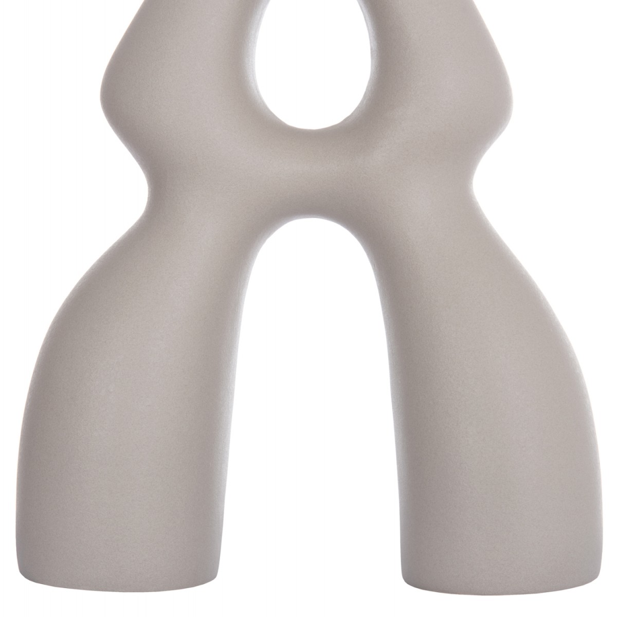 ΕΠΙΤΡΑΠΕΖΙΟ ΚΕΡΑΜΙΚΟ ΔΙΑΚΟΣΜΗΤΙΚΟ ISIL HM4598.03 ΓΚΡΙ ΜΑΤ 25x9x29,5Υεκ