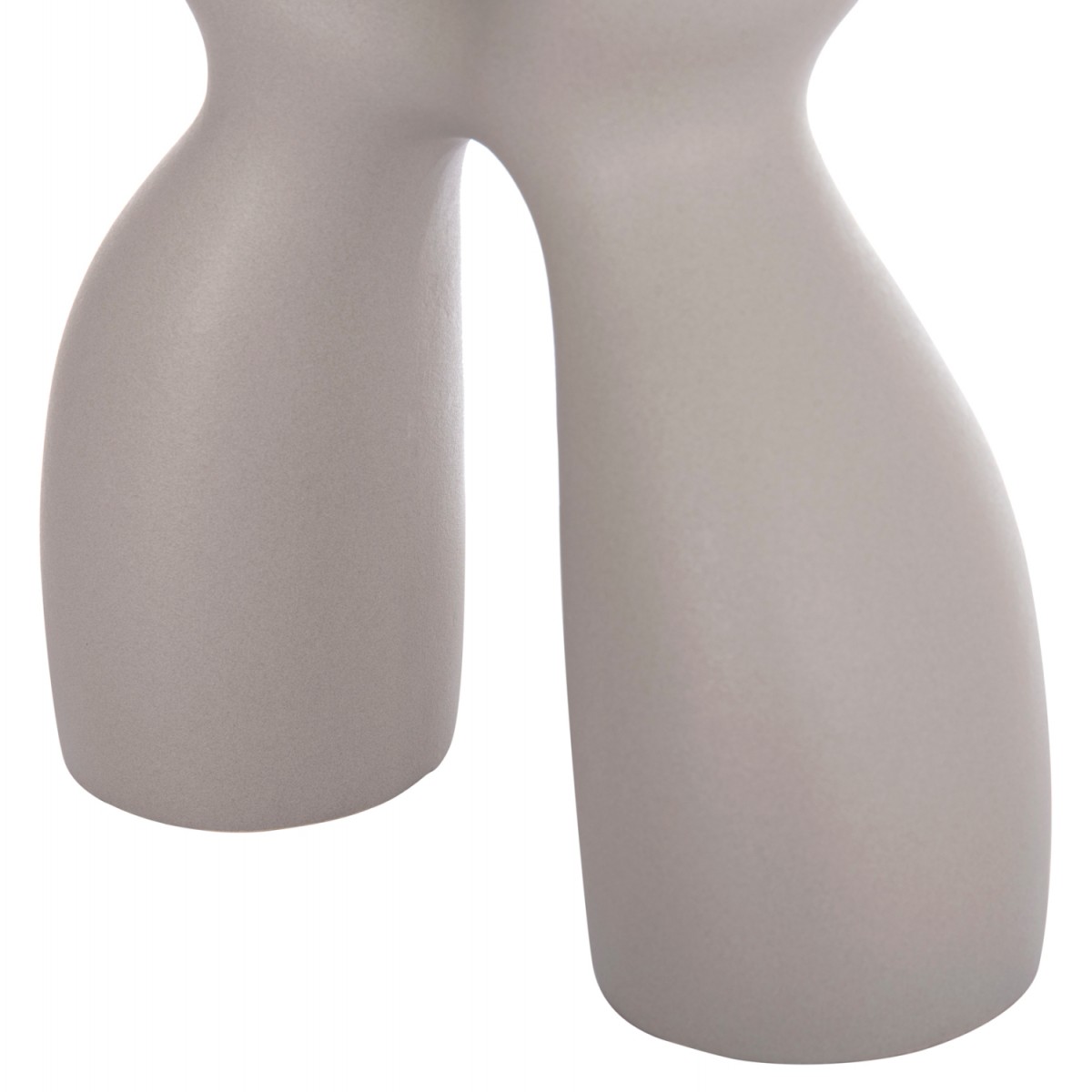 ΕΠΙΤΡΑΠΕΖΙΟ ΚΕΡΑΜΙΚΟ ΔΙΑΚΟΣΜΗΤΙΚΟ ISIL HM4598.03 ΓΚΡΙ ΜΑΤ 25x9x29,5Υεκ