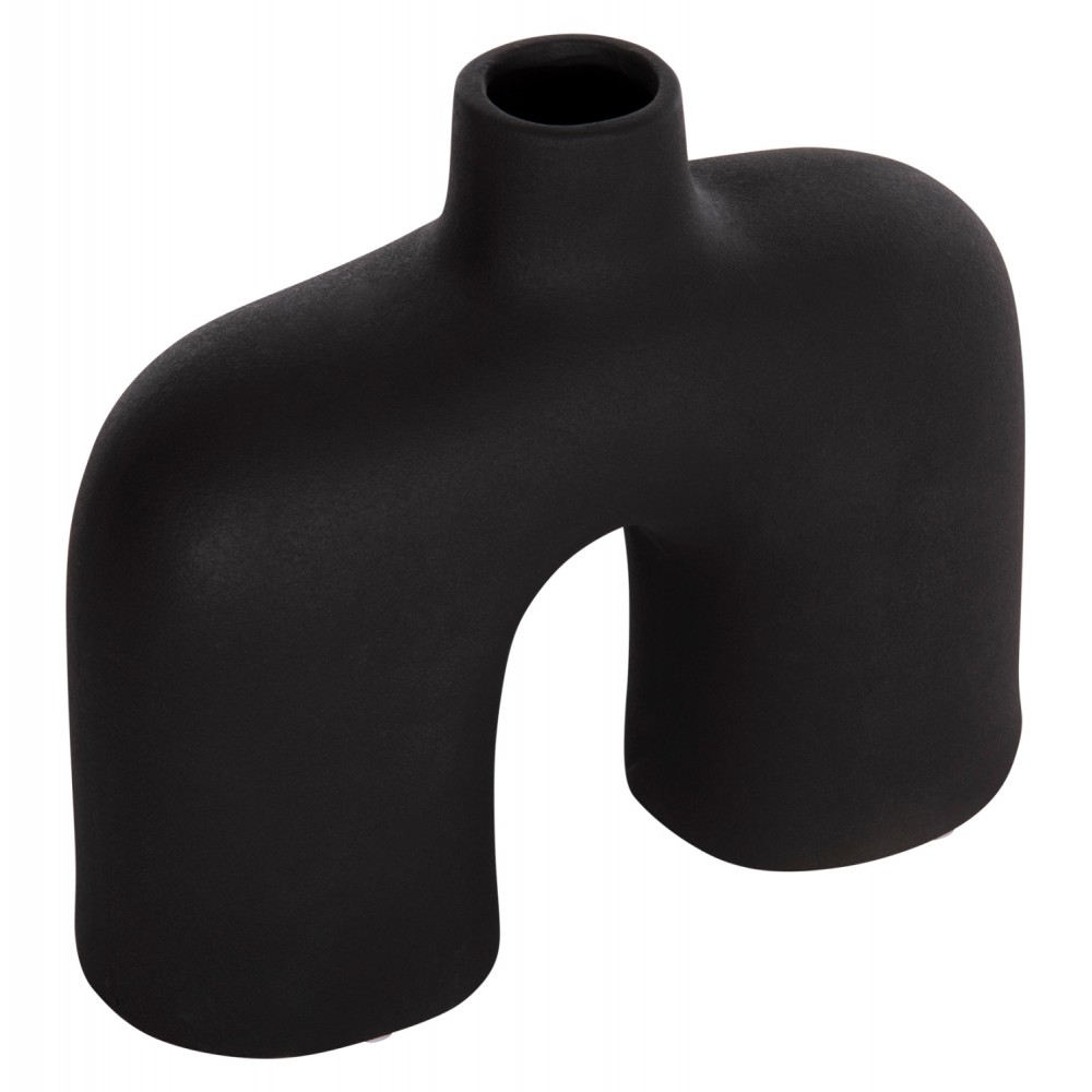 ΕΠΙΤΡΑΠΕΖΙΟ ΚΕΡΑΜΙΚΟ ΔΙΑΚΟΣΜΗΤΙΚΟ ISIL HM4600.02 ΜΑΥΡΟ ΜΑΤ 27x9,5x22,5Y εκ.