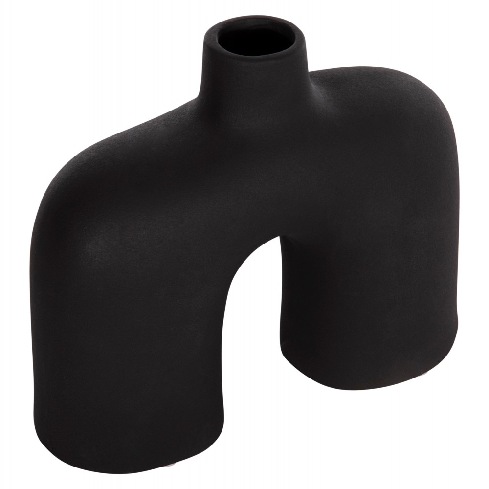 ΕΠΙΤΡΑΠΕΖΙΟ ΚΕΡΑΜΙΚΟ ΔΙΑΚΟΣΜΗΤΙΚΟ ISIL HM4600.02 ΜΑΥΡΟ ΜΑΤ 27x9,5x22,5Y εκ.