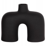 ΕΠΙΤΡΑΠΕΖΙΟ ΚΕΡΑΜΙΚΟ ΔΙΑΚΟΣΜΗΤΙΚΟ ISIL HM4600.02 ΜΑΥΡΟ ΜΑΤ 27x9,5x22,5Y εκ.