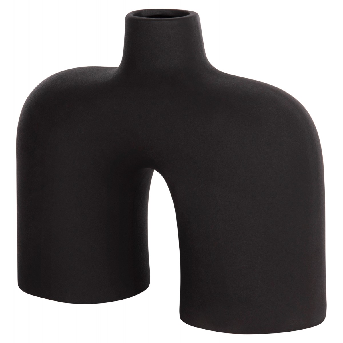 ΕΠΙΤΡΑΠΕΖΙΟ ΚΕΡΑΜΙΚΟ ΔΙΑΚΟΣΜΗΤΙΚΟ ISIL HM4600.02 ΜΑΥΡΟ ΜΑΤ 27x9,5x22,5Y εκ.