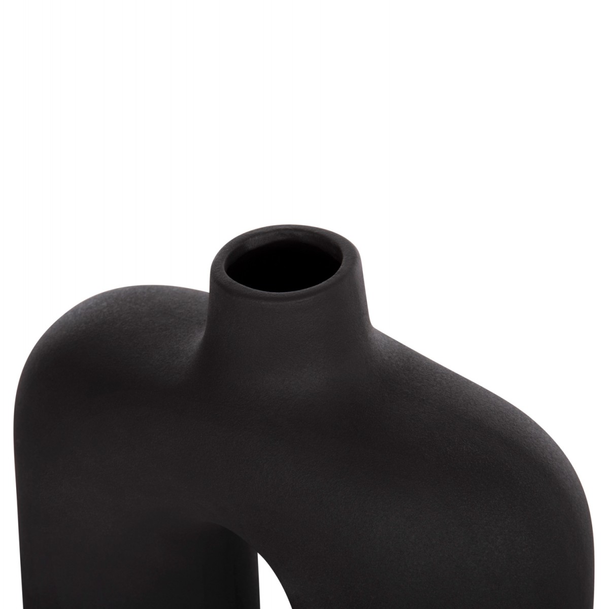 ΕΠΙΤΡΑΠΕΖΙΟ ΚΕΡΑΜΙΚΟ ΔΙΑΚΟΣΜΗΤΙΚΟ ISIL HM4600.02 ΜΑΥΡΟ ΜΑΤ 27x9,5x22,5Y εκ.