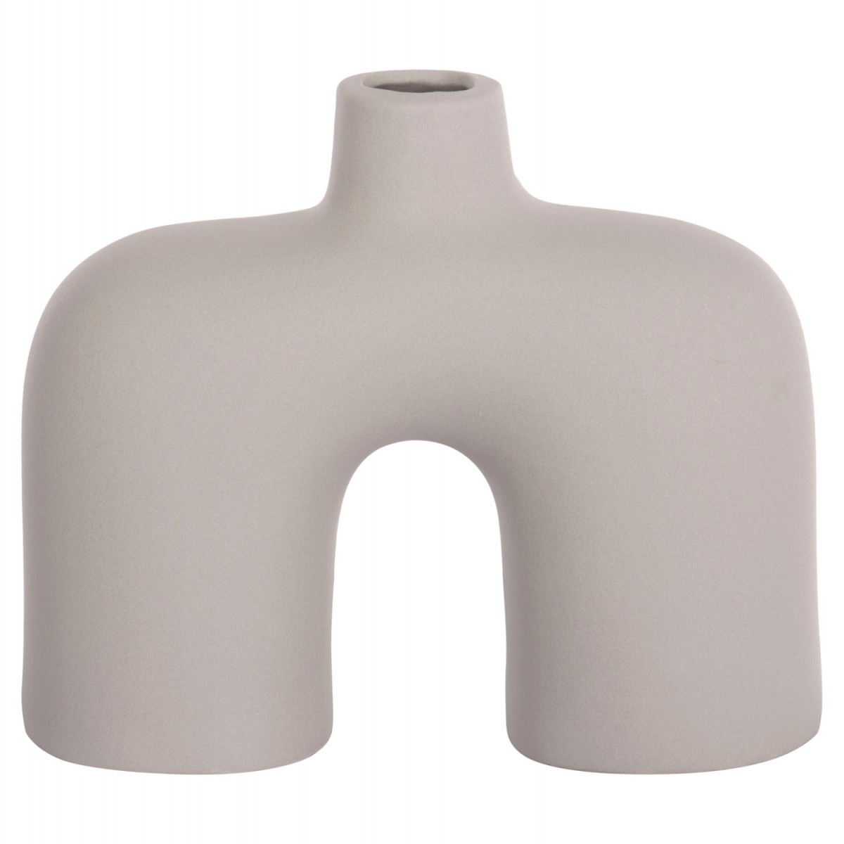 ΕΠΙΤΡΑΠΕΖΙΟ ΚΕΡΑΜΙΚΟ ΔΙΑΚΟΣΜΗΤΙΚΟ ISIL HM4600.03 ΓΚΡΙ ΜΑΤ  27x9,5x22,5Υ εκ.