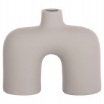 ΕΠΙΤΡΑΠΕΖΙΟ ΚΕΡΑΜΙΚΟ ΔΙΑΚΟΣΜΗΤΙΚΟ ISIL HM4600.03 ΓΚΡΙ ΜΑΤ  27x9,5x22,5Υ εκ.