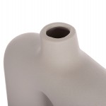 ΕΠΙΤΡΑΠΕΖΙΟ ΚΕΡΑΜΙΚΟ ΔΙΑΚΟΣΜΗΤΙΚΟ ISIL HM4600.03 ΓΚΡΙ ΜΑΤ  27x9,5x22,5Υ εκ.