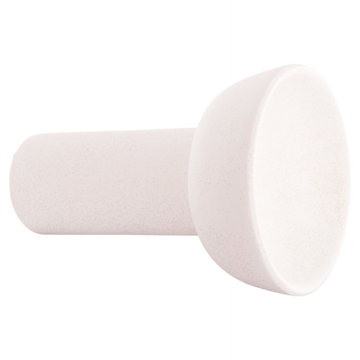 ΕΠΙΤΡΑΠΕΖΙΟ ΚΕΡΑΜΙΚΟ ΔΙΑΚΟΣΜΗΤΙΚΟ ELENDIL HM4602.01 ΥΠΟΛΕΥΚΟ ΚΡΥΣΤΑΛΛΙΚΟ Φ23x32Υ εκ.