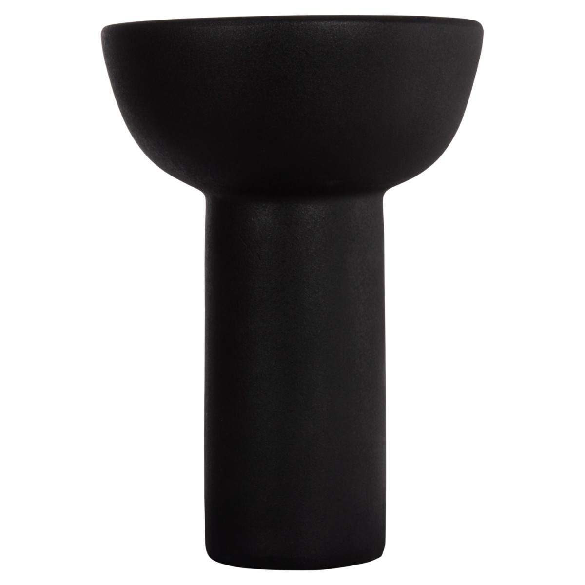 ΕΠΙΤΡΑΠΕΖΙΟ ΚΕΡΑΜΙΚΟ ΔΙΑΚΟΣΜΗΤΙΚΟ ELENDIL HM4602.02 ΜΑΥΡΟ ΜΑΤ Φ23x32Υ εκ