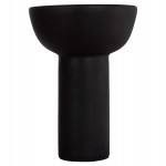 ΕΠΙΤΡΑΠΕΖΙΟ ΚΕΡΑΜΙΚΟ ΔΙΑΚΟΣΜΗΤΙΚΟ ELENDIL HM4602.02 ΜΑΥΡΟ ΜΑΤ Φ23x32Υ εκ