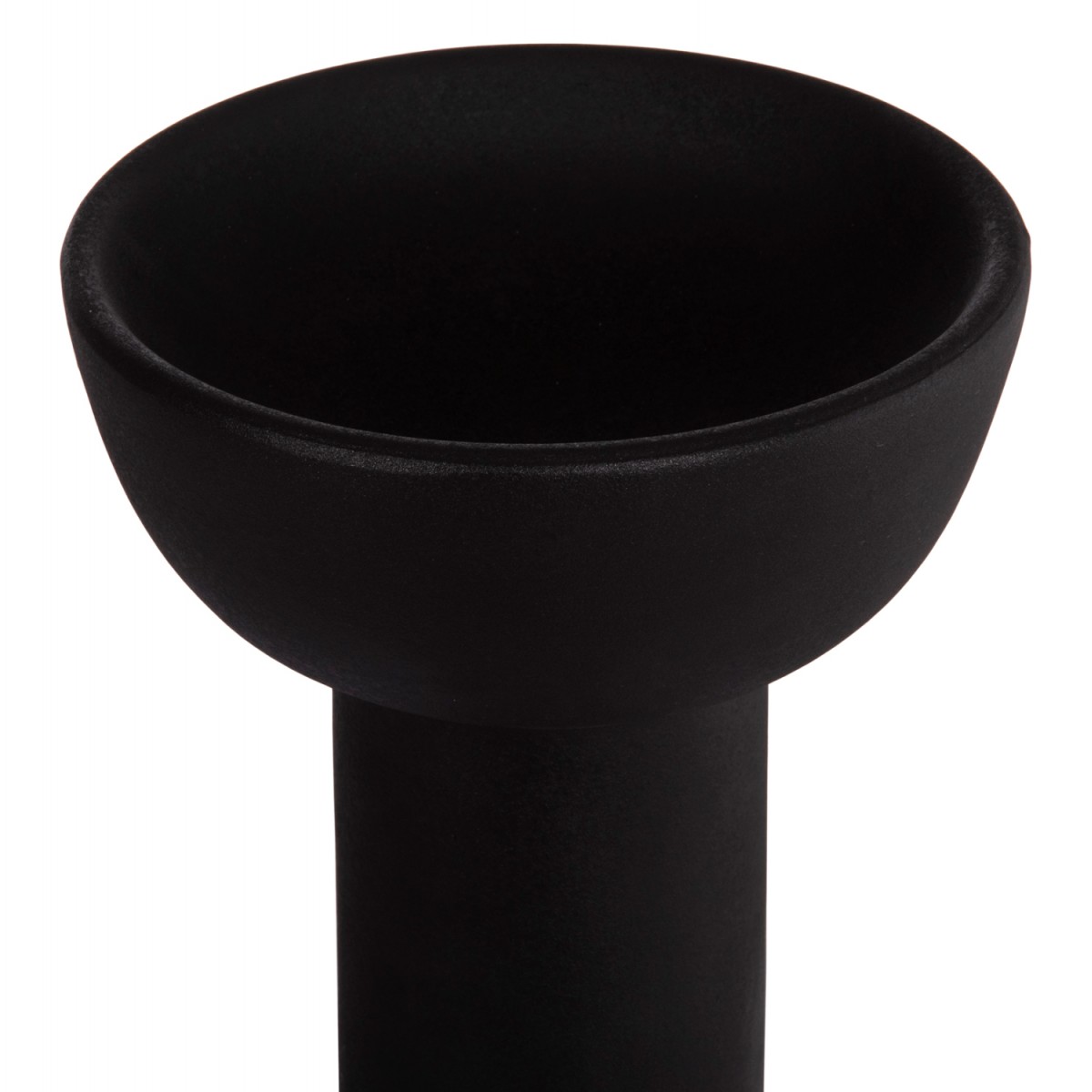 ΕΠΙΤΡΑΠΕΖΙΟ ΚΕΡΑΜΙΚΟ ΔΙΑΚΟΣΜΗΤΙΚΟ ELENDIL HM4602.02 ΜΑΥΡΟ ΜΑΤ Φ23x32Υ εκ