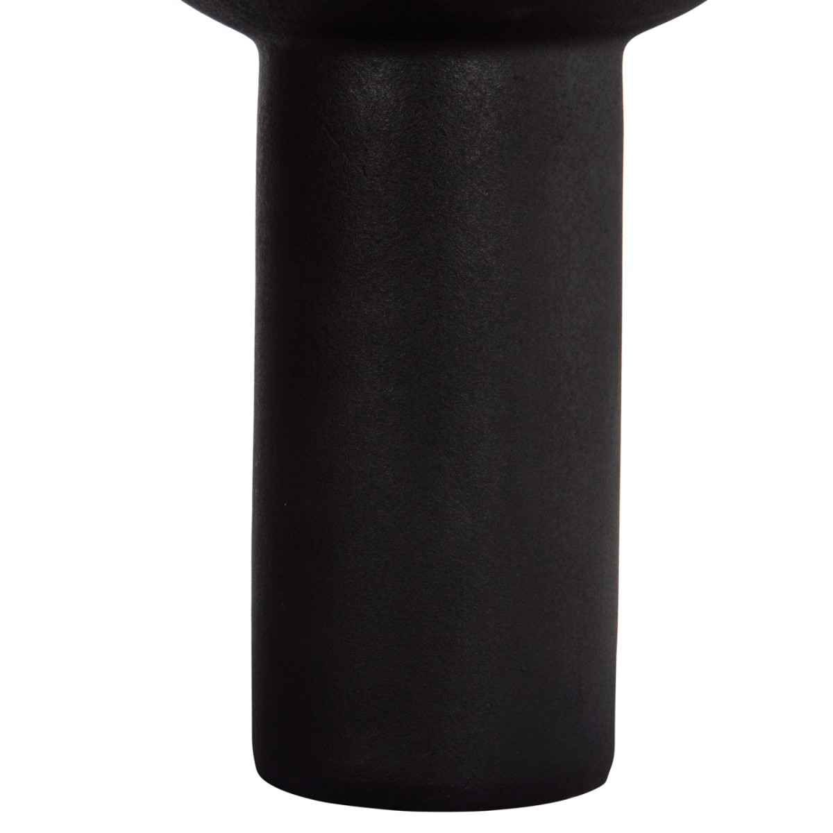 ΕΠΙΤΡΑΠΕΖΙΟ ΚΕΡΑΜΙΚΟ ΔΙΑΚΟΣΜΗΤΙΚΟ ELENDIL HM4602.02 ΜΑΥΡΟ ΜΑΤ Φ23x32Υ εκ