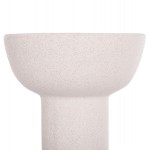 ΕΠΙΤΡΑΠΕΖΙΟ ΚΕΡΑΜΙΚΟ ΔΙΑΚΟΣΜΗΤΙΚΟ ELENDIL HM4603.01 ΥΠΟΛΕΥΚΟ ΚΡΥΣΤΑΛΛΙΚΟ Φ20x26,5Υεκ