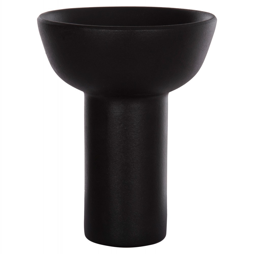 ΕΠΙΤΡΑΠΕΖΙΟ ΚΕΡΑΜΙΚΟ ΔΙΑΚΟΣΜΗΤΙΚΟ ELENDIL HM4603.02 ΜΑΥΡΟ ΜΑΤ Φ20x26.5Υεκ