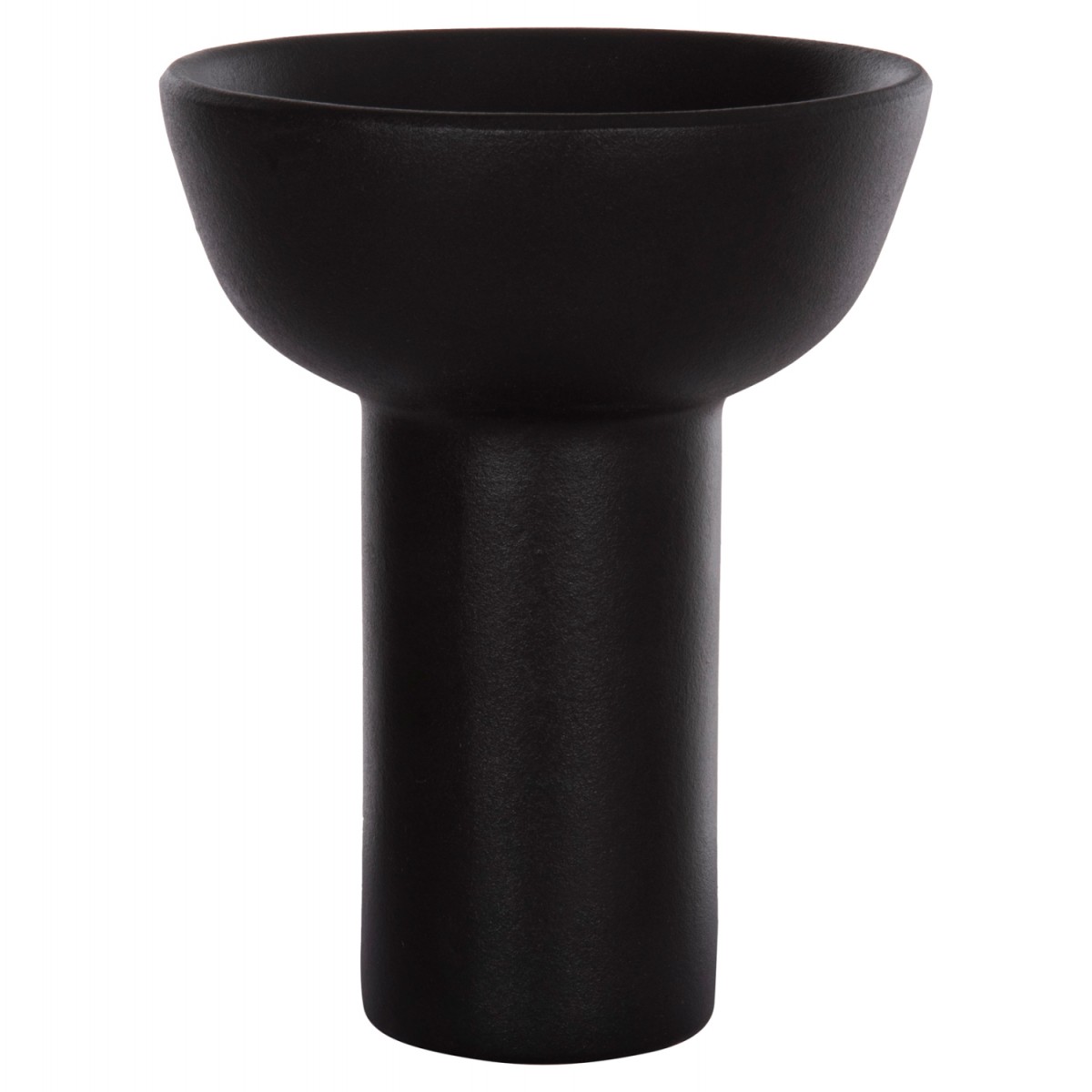 ΕΠΙΤΡΑΠΕΖΙΟ ΚΕΡΑΜΙΚΟ ΔΙΑΚΟΣΜΗΤΙΚΟ ELENDIL HM4603.02 ΜΑΥΡΟ ΜΑΤ Φ20x26.5Υεκ