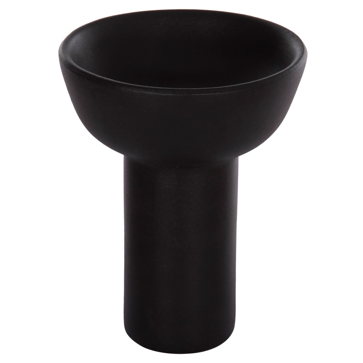 ΕΠΙΤΡΑΠΕΖΙΟ ΚΕΡΑΜΙΚΟ ΔΙΑΚΟΣΜΗΤΙΚΟ ELENDIL HM4603.02 ΜΑΥΡΟ ΜΑΤ Φ20x26.5Υεκ