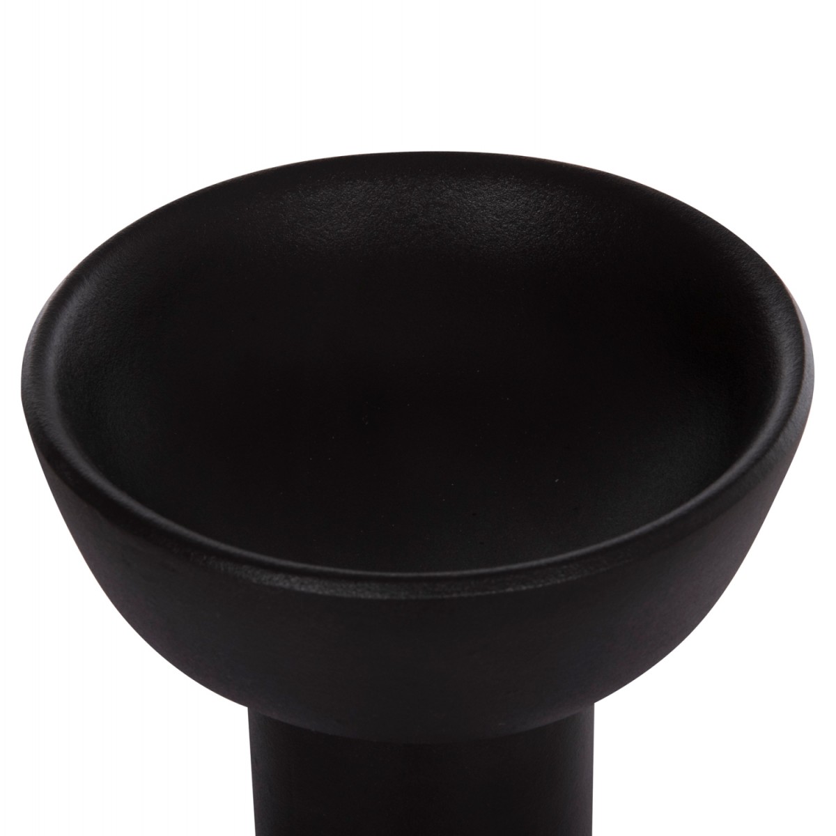 ΕΠΙΤΡΑΠΕΖΙΟ ΚΕΡΑΜΙΚΟ ΔΙΑΚΟΣΜΗΤΙΚΟ ELENDIL HM4603.02 ΜΑΥΡΟ ΜΑΤ Φ20x26.5Υεκ