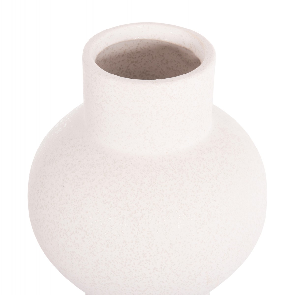 ΕΠΙΤΡΑΠΕΖΙΟ ΚΕΡΑΜΙΚΟ ΔΙΑΚΟΣΜΗΤΙΚΟ SCEPTER HM4604.01 ΥΠΟΛΕΥΚΟ ΚΡΥΣΤΑΛΛΙΚΟ Φ17x39Υεκ