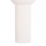 ΕΠΙΤΡΑΠΕΖΙΟ ΚΕΡΑΜΙΚΟ ΔΙΑΚΟΣΜΗΤΙΚΟ SCEPTER HM4604.01 ΥΠΟΛΕΥΚΟ ΚΡΥΣΤΑΛΛΙΚΟ Φ17x39Υεκ