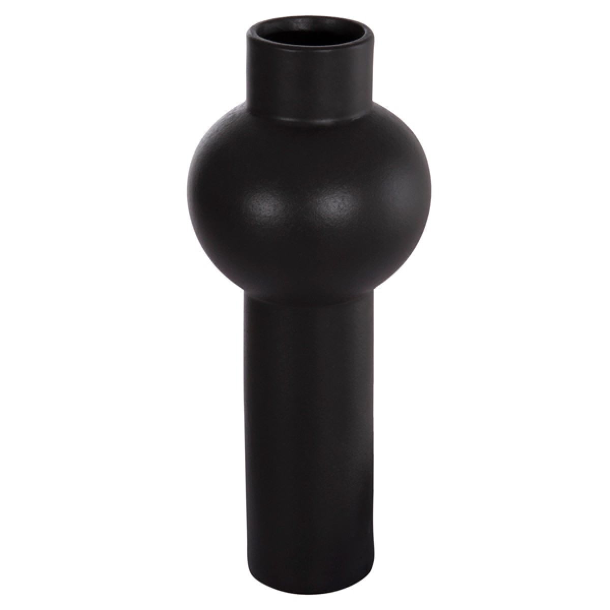 ΕΠΙΤΡΑΠΕΖΙΟ ΚΕΡΑΜΙΚΟ ΔΙΑΚΟΣΜΗΤΙΚΟ SCEPTER HM4604.02 ΜΑΥΡΟ ΜΑΤ Φ17x39Υεκ