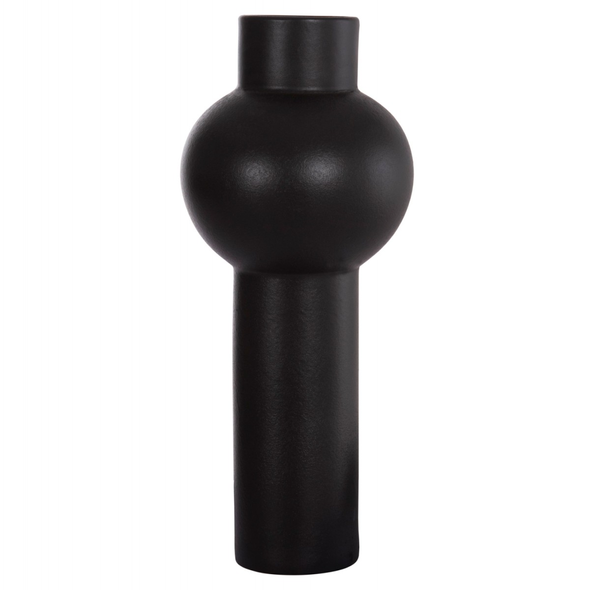 ΕΠΙΤΡΑΠΕΖΙΟ ΚΕΡΑΜΙΚΟ ΔΙΑΚΟΣΜΗΤΙΚΟ SCEPTER HM4604.02 ΜΑΥΡΟ ΜΑΤ Φ17x39Υεκ