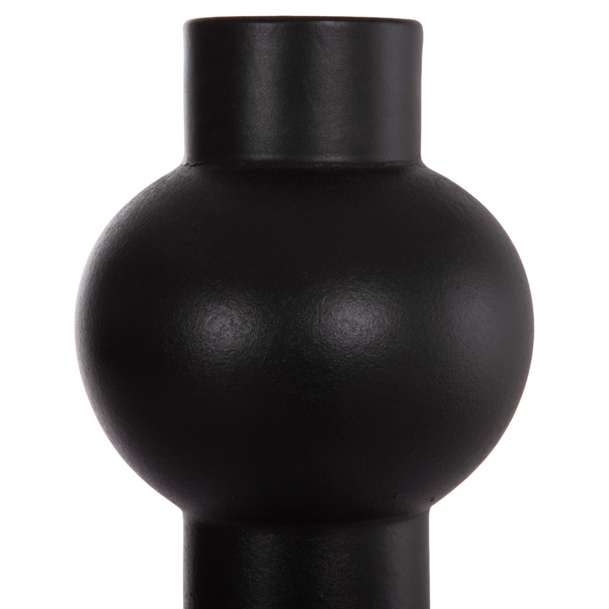 ΕΠΙΤΡΑΠΕΖΙΟ ΚΕΡΑΜΙΚΟ ΔΙΑΚΟΣΜΗΤΙΚΟ SCEPTER HM4604.02 ΜΑΥΡΟ ΜΑΤ Φ17x39Υεκ