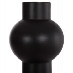 ΕΠΙΤΡΑΠΕΖΙΟ ΚΕΡΑΜΙΚΟ ΔΙΑΚΟΣΜΗΤΙΚΟ SCEPTER HM4604.02 ΜΑΥΡΟ ΜΑΤ Φ17x39Υεκ