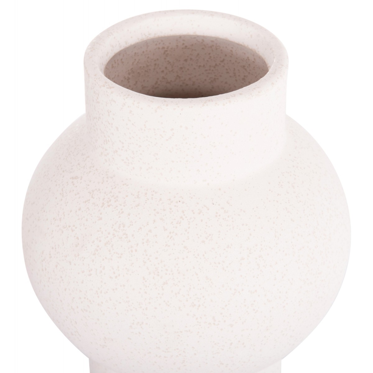 ΕΠΙΤΡΑΠΕΖΙΟ ΚΕΡΑΜΙΚΟ ΔΙΑΚΟΣΜΗΤΙΚΟ SCEPTER HM4605.01 ΥΠΟΛΕΥΚΟ ΚΡΥΣΤΑΛΛΙΚΟ Φ15x30Υεκ