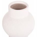 ΕΠΙΤΡΑΠΕΖΙΟ ΚΕΡΑΜΙΚΟ ΔΙΑΚΟΣΜΗΤΙΚΟ SCEPTER HM4605.01 ΥΠΟΛΕΥΚΟ ΚΡΥΣΤΑΛΛΙΚΟ Φ15x30Υεκ