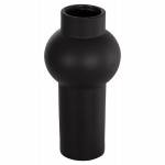 ΕΠΙΤΡΑΠΕΖΙΟ ΚΕΡΑΜΙΚΟ ΔΙΑΚΟΣΜΗΤΙΚΟ SCEPTER HM4605.02 ΜΑΥΡΟ ΜΑΤ Φ15x30Υ εκ.