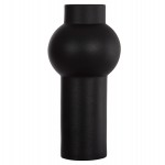 ΕΠΙΤΡΑΠΕΖΙΟ ΚΕΡΑΜΙΚΟ ΔΙΑΚΟΣΜΗΤΙΚΟ SCEPTER HM4605.02 ΜΑΥΡΟ ΜΑΤ Φ15x30Υ εκ.