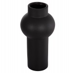 ΕΠΙΤΡΑΠΕΖΙΟ ΚΕΡΑΜΙΚΟ ΔΙΑΚΟΣΜΗΤΙΚΟ SCEPTER HM4605.02 ΜΑΥΡΟ ΜΑΤ Φ15x30Υ εκ.