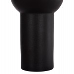 ΕΠΙΤΡΑΠΕΖΙΟ ΚΕΡΑΜΙΚΟ ΔΙΑΚΟΣΜΗΤΙΚΟ SCEPTER HM4605.02 ΜΑΥΡΟ ΜΑΤ Φ15x30Υ εκ.