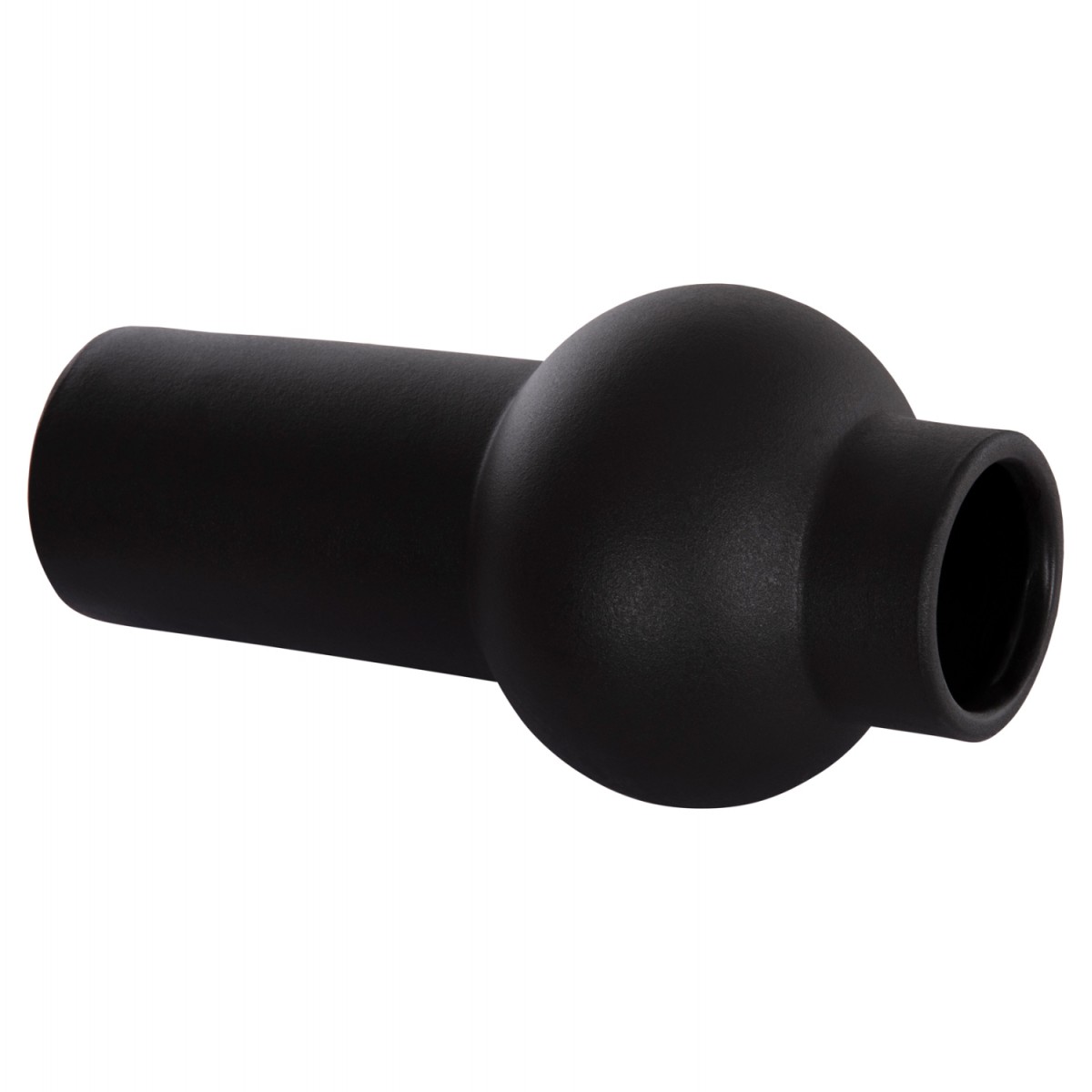 ΕΠΙΤΡΑΠΕΖΙΟ ΚΕΡΑΜΙΚΟ ΔΙΑΚΟΣΜΗΤΙΚΟ SCEPTER HM4605.02 ΜΑΥΡΟ ΜΑΤ Φ15x30Υ εκ.