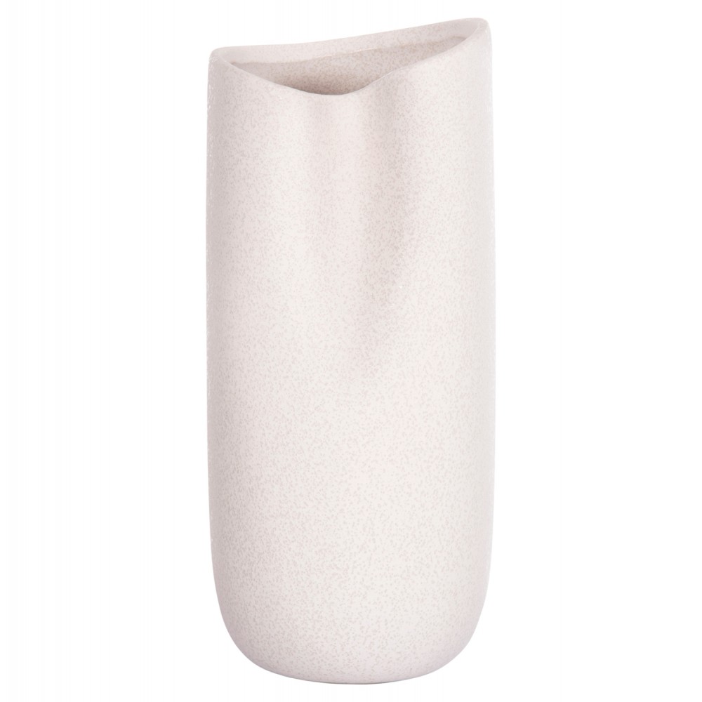 ΕΠΙΤΡΑΠΕΖΙΟ ΚΕΡΑΜΙΚΟ ΔΙΑΚΟΣΜΗΤΙΚΟ GLAΖΕ HM4606.01 ΚΡΥΣΤΑΛΛΙΚΟ ΥΠΟΛΕΥΚΟ 17x16,5x37Υεκ