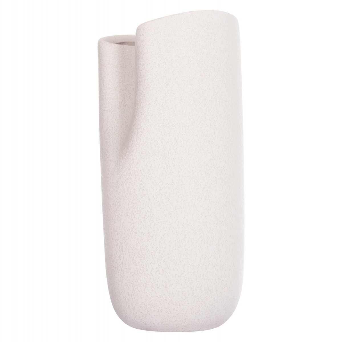 ΕΠΙΤΡΑΠΕΖΙΟ ΚΕΡΑΜΙΚΟ ΔΙΑΚΟΣΜΗΤΙΚΟ GLAΖΕ HM4606.01 ΚΡΥΣΤΑΛΛΙΚΟ ΥΠΟΛΕΥΚΟ 17x16,5x37Υεκ