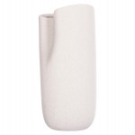 ΕΠΙΤΡΑΠΕΖΙΟ ΚΕΡΑΜΙΚΟ ΔΙΑΚΟΣΜΗΤΙΚΟ GLAΖΕ HM4606.01 ΚΡΥΣΤΑΛΛΙΚΟ ΥΠΟΛΕΥΚΟ 17x16,5x37Υεκ