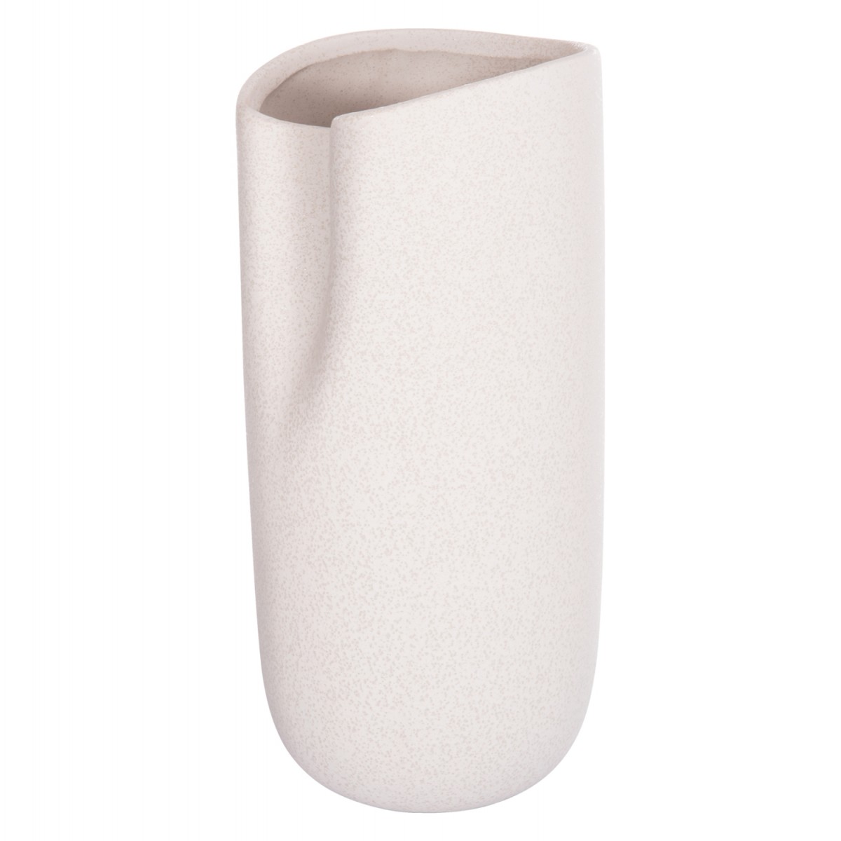 ΕΠΙΤΡΑΠΕΖΙΟ ΚΕΡΑΜΙΚΟ ΔΙΑΚΟΣΜΗΤΙΚΟ GLAΖΕ HM4606.01 ΚΡΥΣΤΑΛΛΙΚΟ ΥΠΟΛΕΥΚΟ 17x16,5x37Υεκ