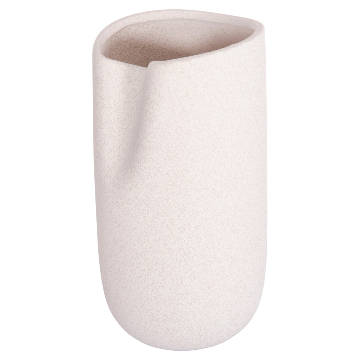 ΕΠΙΤΡΑΠΕΖΙΟ ΚΕΡΑΜΙΚΟ ΔΙΑΚΟΣΜΗΤΙΚΟ GLAΖΕ HM4607.01 ΥΠΟΛΕΥΚΟ ΚΡΥΣΤΑΛΛΙΚΟ 15x15x30Υεκ