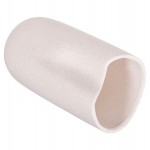 ΕΠΙΤΡΑΠΕΖΙΟ ΚΕΡΑΜΙΚΟ ΔΙΑΚΟΣΜΗΤΙΚΟ GLAΖΕ HM4607.01 ΥΠΟΛΕΥΚΟ ΚΡΥΣΤΑΛΛΙΚΟ 15x15x30Υεκ