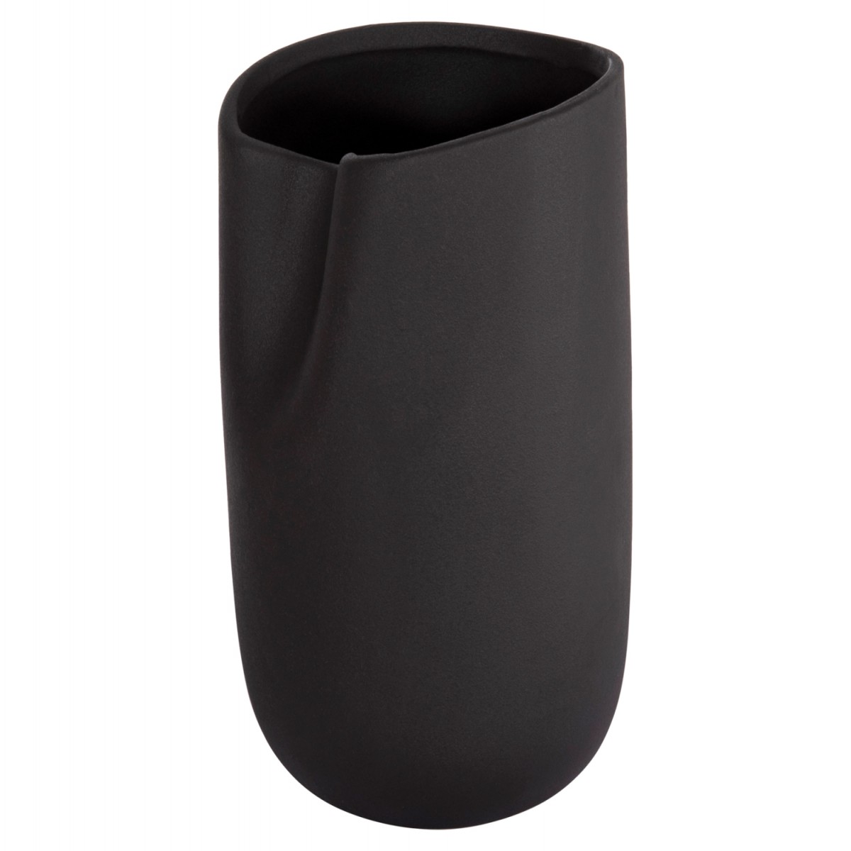 ΕΠΙΤΡΑΠΕΖΙΟ ΚΕΡΑΜΙΚΟ ΔΙΑΚΟΣΜΗΤΙΚΟ GLAΖΕ HM4607.02 ΜΑΥΡΟ ΜΑΤ 15x15x30Υεκ