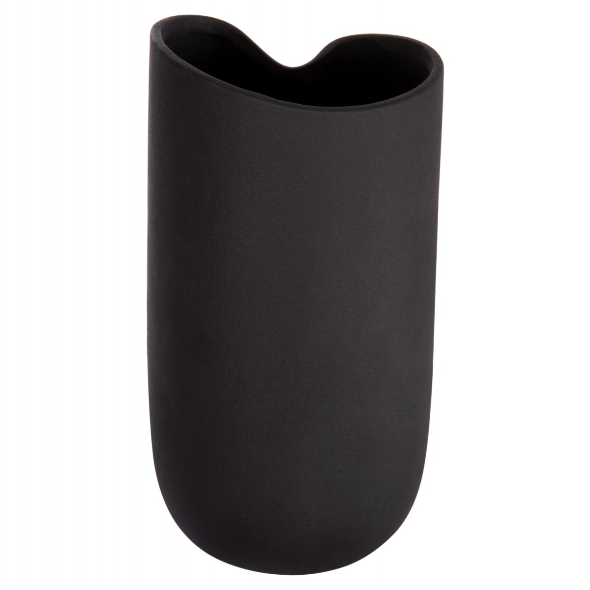 ΕΠΙΤΡΑΠΕΖΙΟ ΚΕΡΑΜΙΚΟ ΔΙΑΚΟΣΜΗΤΙΚΟ GLAΖΕ HM4607.02 ΜΑΥΡΟ ΜΑΤ 15x15x30Υεκ