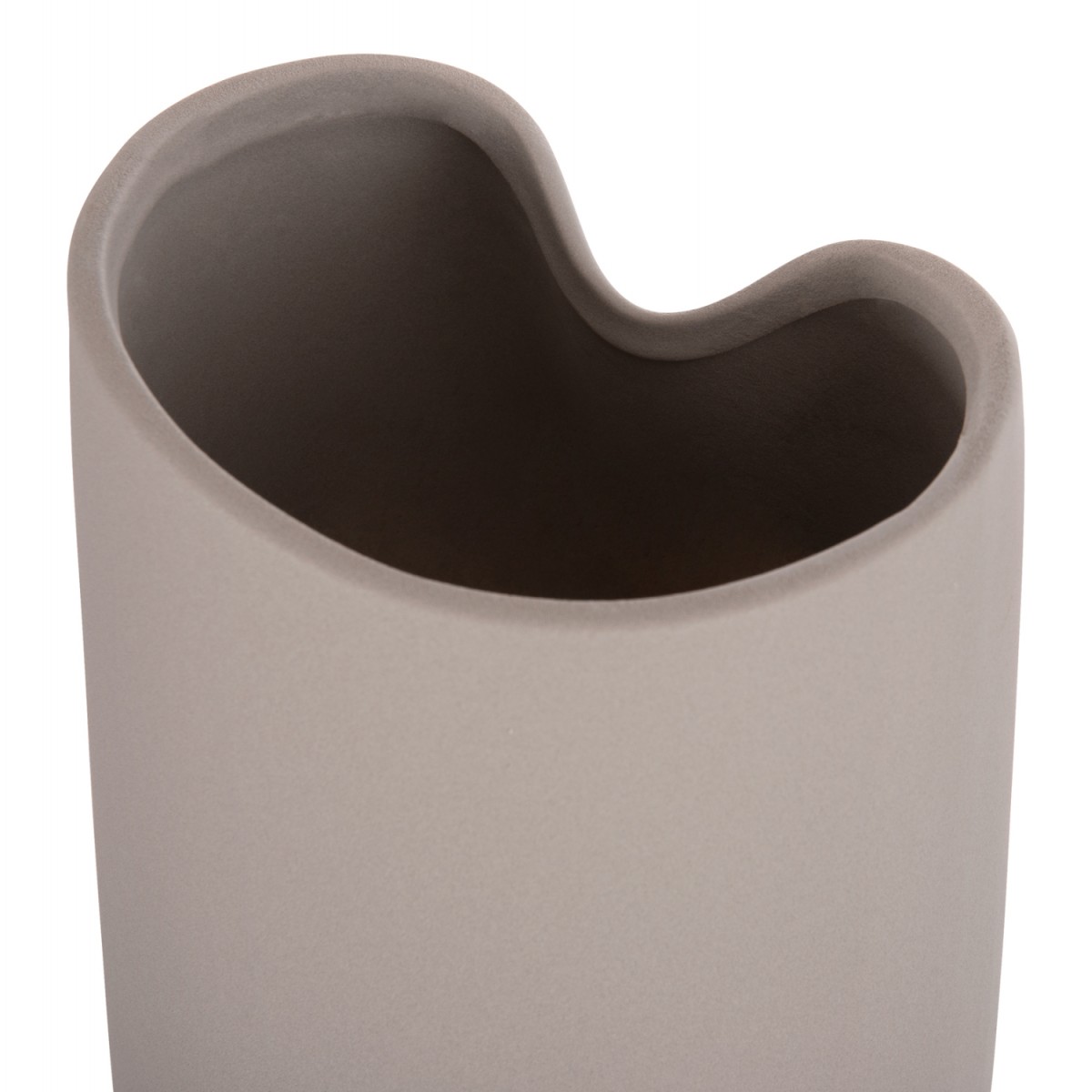 ΕΠΙΤΡΑΠΕΖΙΟ ΚΕΡΑΜΙΚΟ ΔΙΑΚΟΣΜΗΤΙΚΟ GLAΖΕ HM4607.03 ΓΚΡΙ ΜΑΤ 15x15x30Υεκ