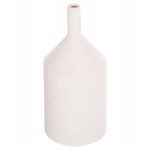 ΕΠΙΤΡΑΠΕΖΙΟ ΚΕΡΑΜΙΚΟ ΔΙΑΚΟΣΜΗΤΙΚΟ GALAD HM4608.01 ΚΡΥΣΤΑΛΛΙΚΟ ΥΠΟΛΕΥΚΟ Φ13x30Υεκ