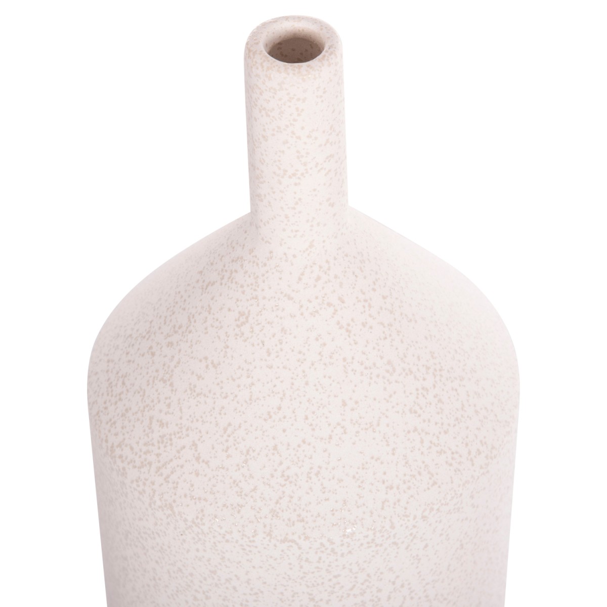 ΕΠΙΤΡΑΠΕΖΙΟ ΚΕΡΑΜΙΚΟ ΔΙΑΚΟΣΜΗΤΙΚΟ GALAD HM4608.01 ΚΡΥΣΤΑΛΛΙΚΟ ΥΠΟΛΕΥΚΟ Φ13x30Υεκ