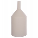 ΕΠΙΤΡΑΠΕΖΙΟ ΚΕΡΑΜΙΚΟ ΔΙΑΚΟΣΜΗΤΙΚΟ GALAD HM4608.03 ΓΚΡΙ ΜΑΤ Φ13x30Υεκ