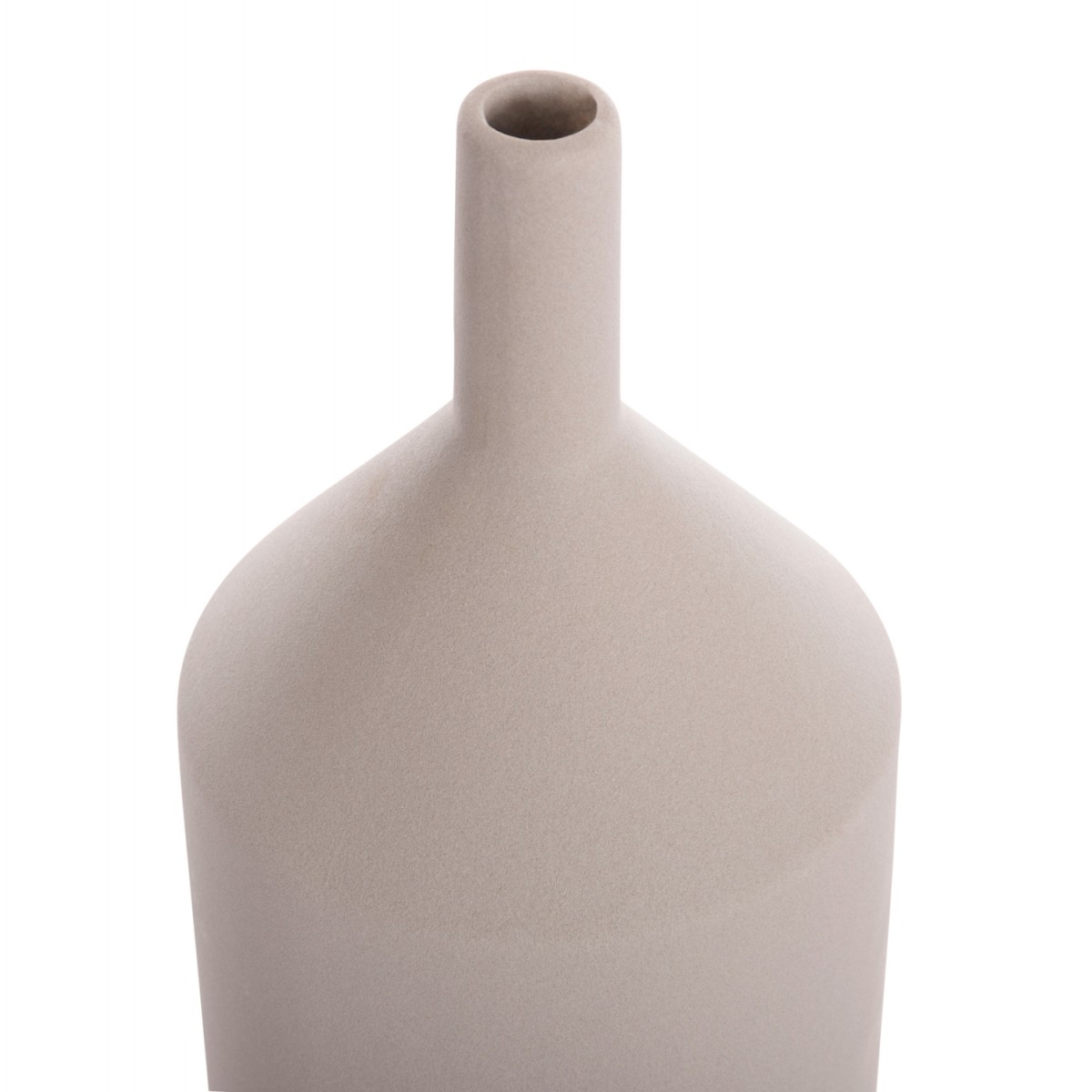 ΕΠΙΤΡΑΠΕΖΙΟ ΚΕΡΑΜΙΚΟ ΔΙΑΚΟΣΜΗΤΙΚΟ GALAD HM4608.03 ΓΚΡΙ ΜΑΤ Φ13x30Υεκ