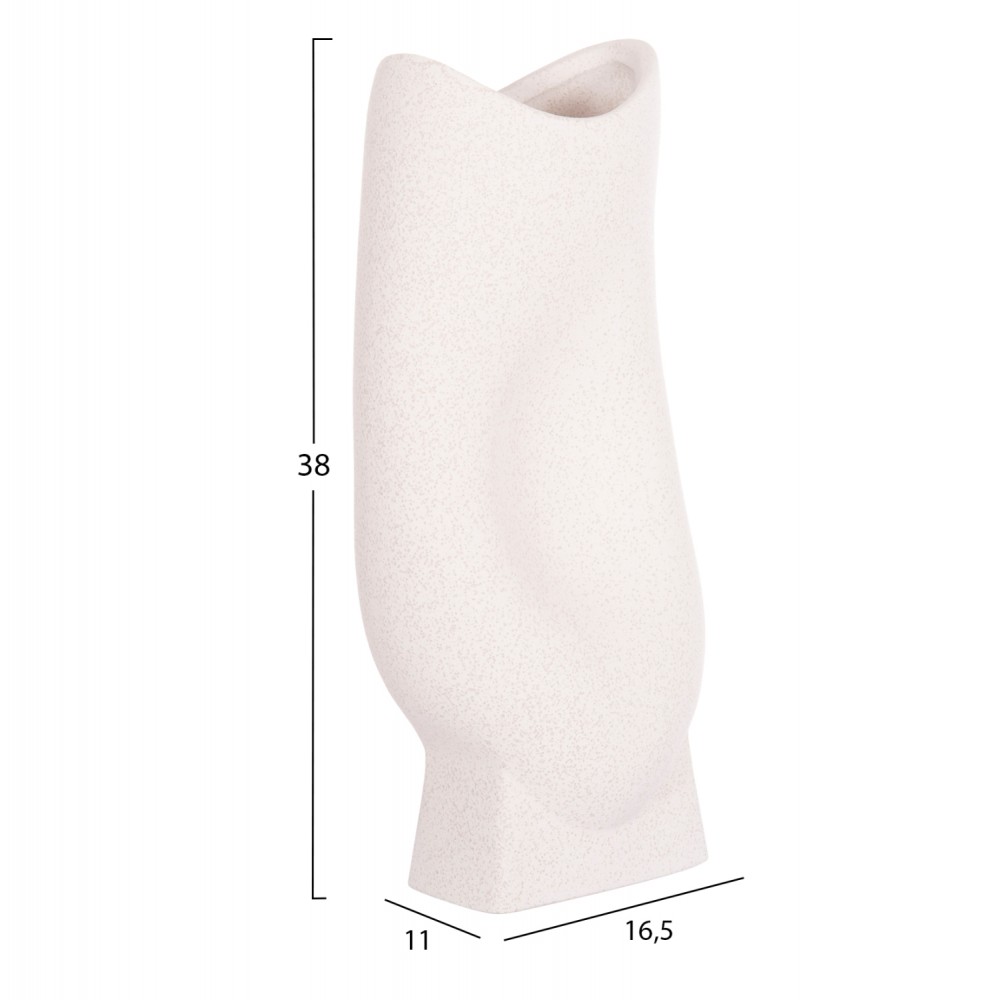 ΕΠΙΤΡΑΠΕΖΙΟ ΚΕΡΑΜΙΚΟ ΔΙΑΚΟΣΜΗΤΙΚΟ ΣΕΙΡΑ GLAΖΕ HM4609.01 ΚΡΥΣΤΑΛΛ.ΥΠΟΛΕΥΚΟ 16.5x11x38Υεκ