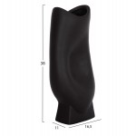 ΕΠΙΤΡΑΠΕΖΙΟ ΚΕΡΑΜΙΚΟ ΔΙΑΚΟΣΜΗΤΙΚΟ ΣΕΙΡΑ GLAΖΕ HM4609.02 ΜΑΥΡΟ ΜΑΤ 16.5x11x38Υεκ