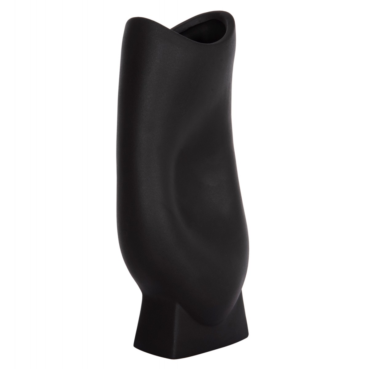 ΕΠΙΤΡΑΠΕΖΙΟ ΚΕΡΑΜΙΚΟ ΔΙΑΚΟΣΜΗΤΙΚΟ ΣΕΙΡΑ GLAΖΕ HM4609.02 ΜΑΥΡΟ ΜΑΤ 16.5x11x38Υεκ